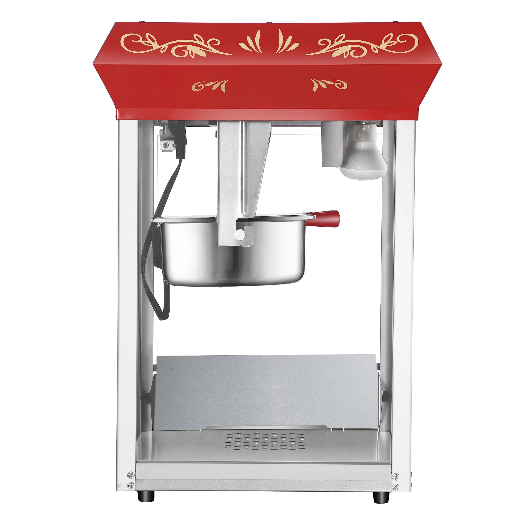 6100 Great Northern Popcorn Red Countertop Foundation Popcorn Popper Machine, 8 Ounce, 17 x 14 x 24 inches