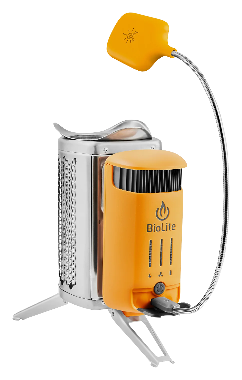 BioLite - CampStove 2 + - Silver and Yellow - CSC0200 - Radiant Selections