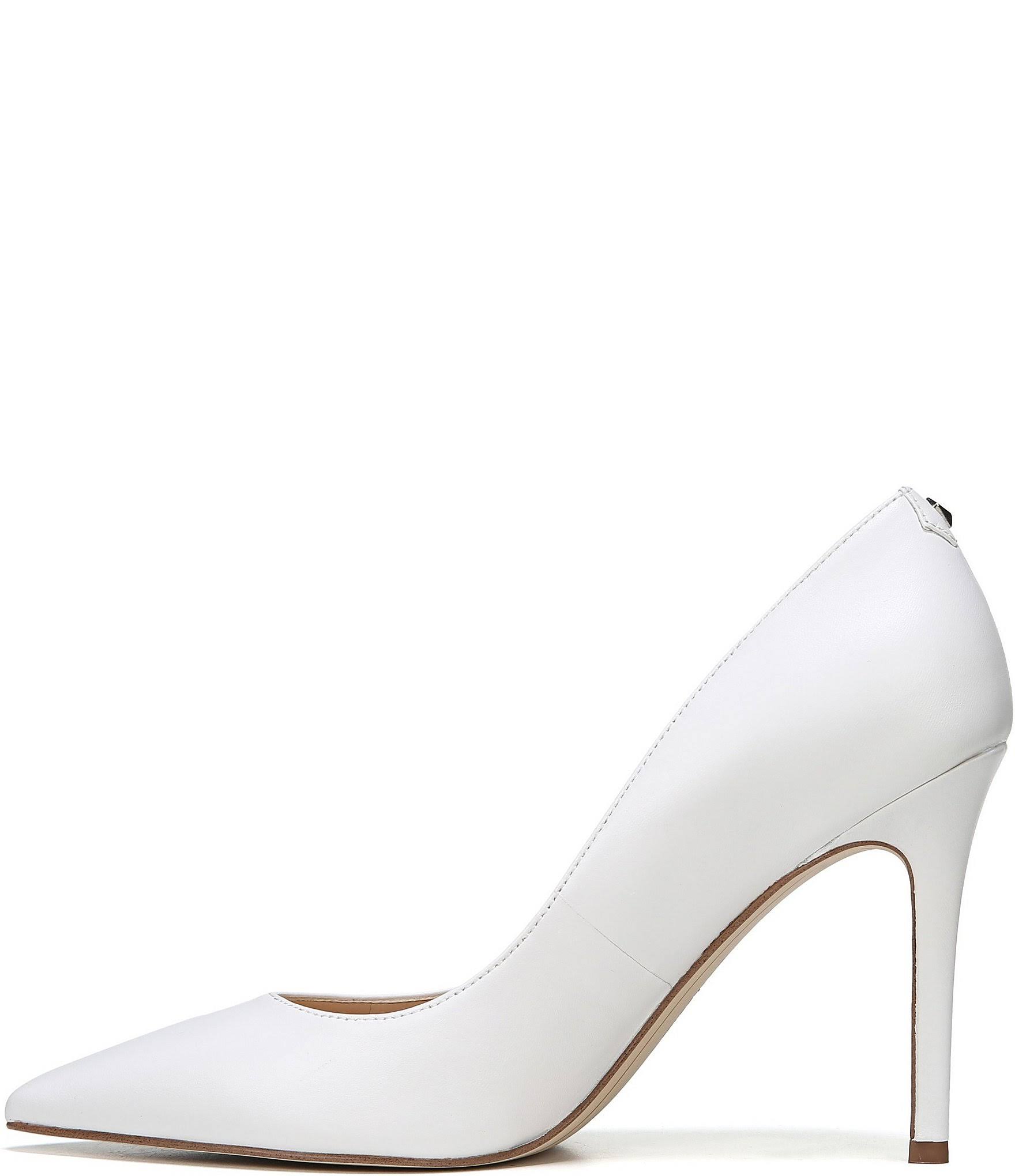 Sam Edelman Hazel Leather Pumps - Nude 9.5