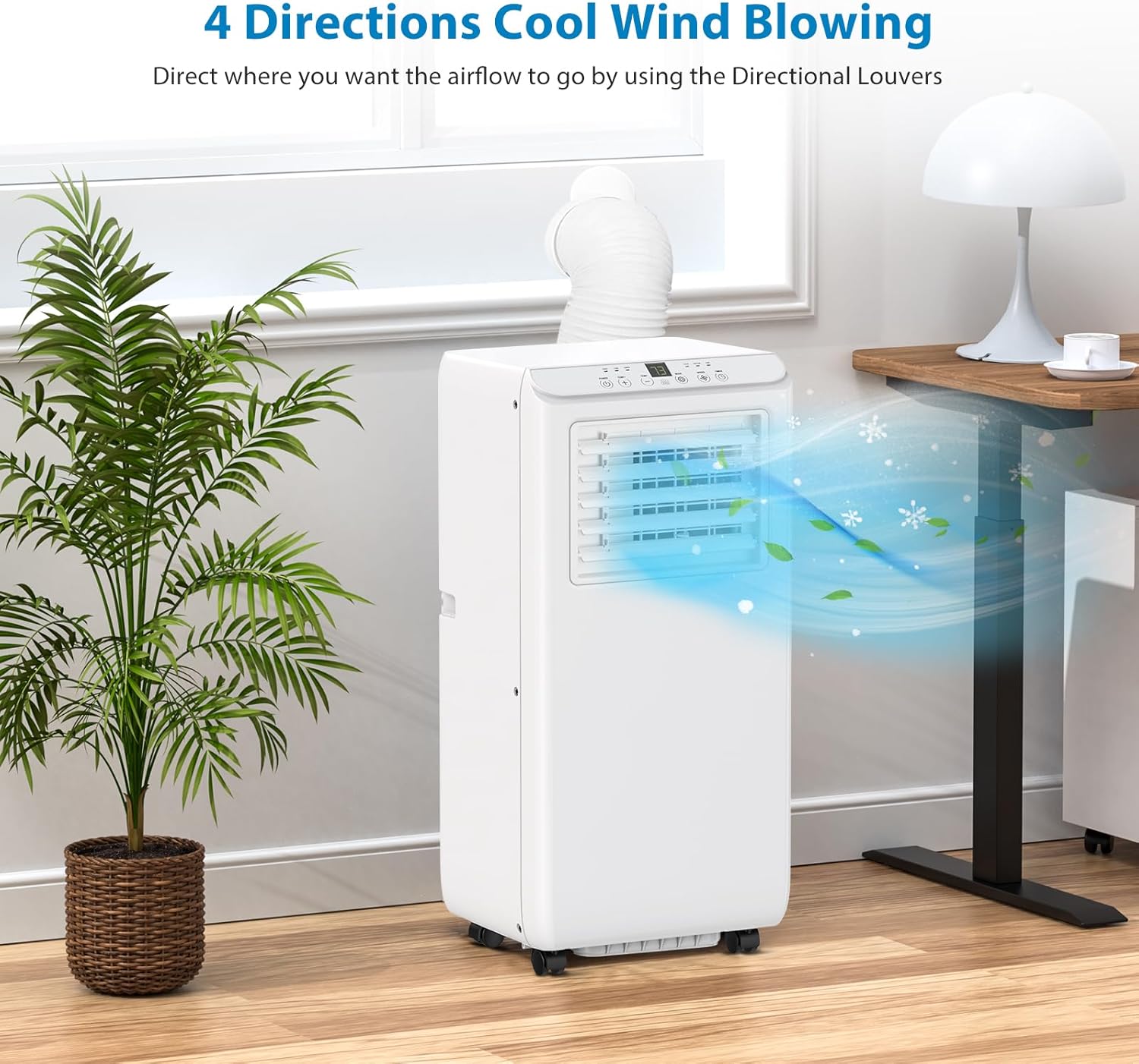 Ostar 10000 btu Air Conditioner Portable Up to 450 Sq, Stand up Air Conditioner with 3-in-1 Mode and LED Display
