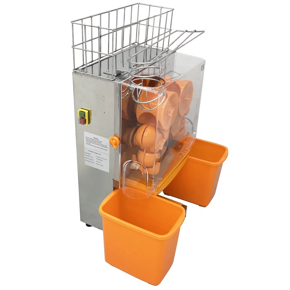 Techtongda Commercial Orange Juice Extractor Automatic Orange Squeezer Grapefruit Juicer Extractor Juice Press Machine
