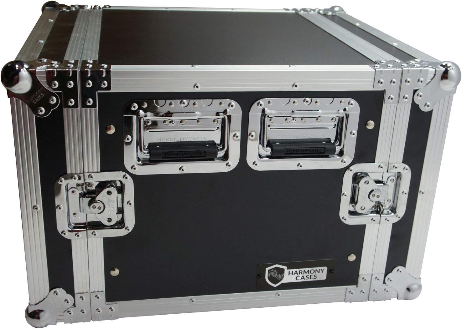 Harmony Cases HC6UAD DJ Flight Amp 6U Rack Space Road Travel Amplifier Case