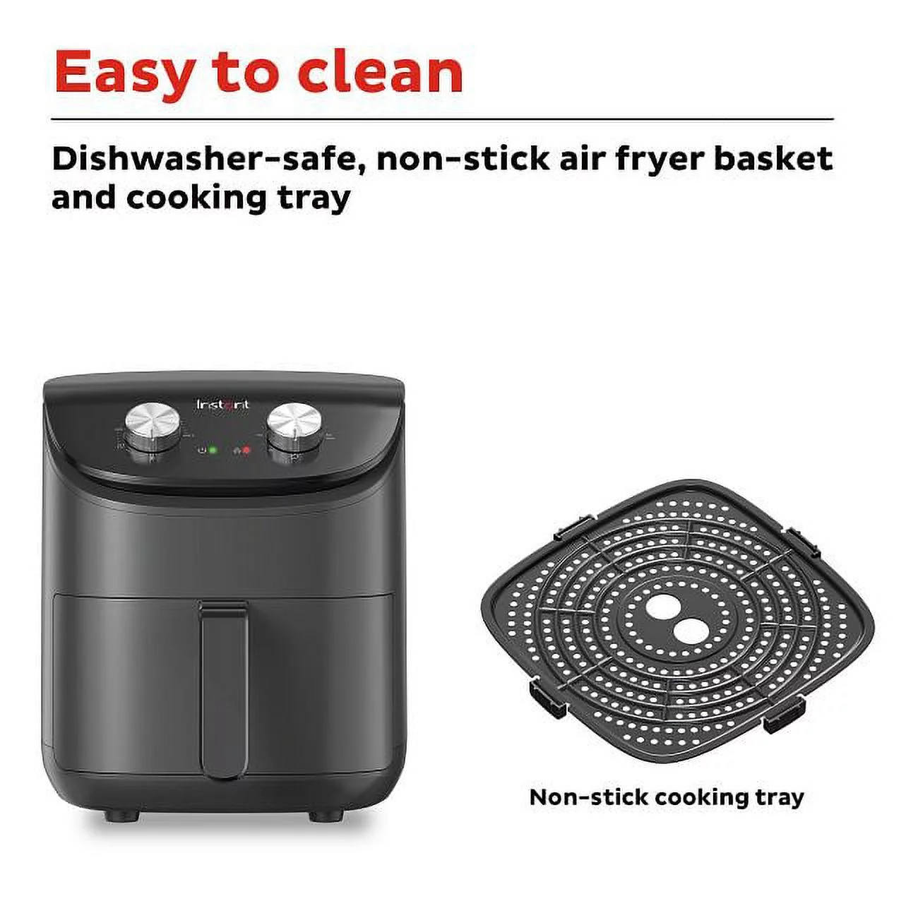 Instant 4 QT Essential Air Fryer, From the Makers of Instant Pot