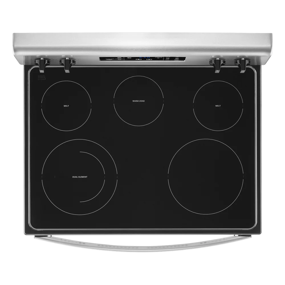 Whirlpool Wfe505w0j 30" Wide 5.3 Cu. Ft. Free Standing Electric Range - Stainless Steel