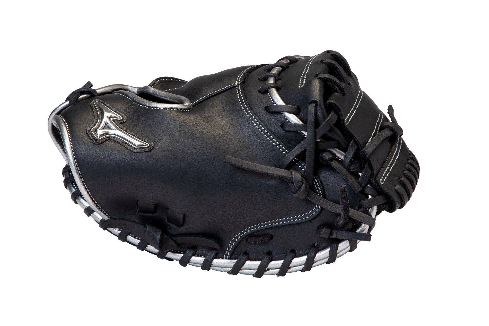 Mizuno MVP Prime SE 34.00x22 Catcher&s Mitt - Black Silver