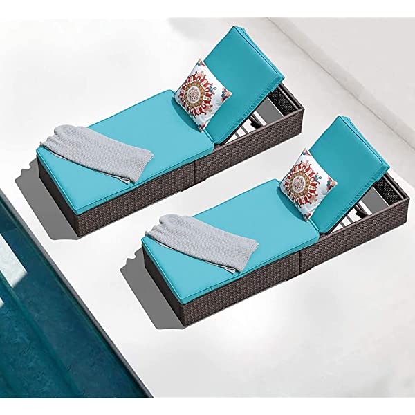 Patiorama Patio Chaise Lounge Chair, Sun Lounger