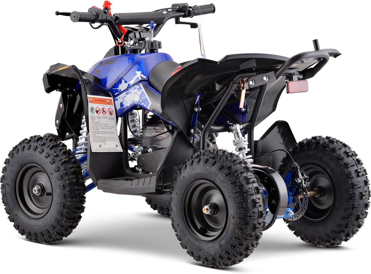 MotoTec Renegade 40cc 4-Stroke Kids Gas ATV Blue