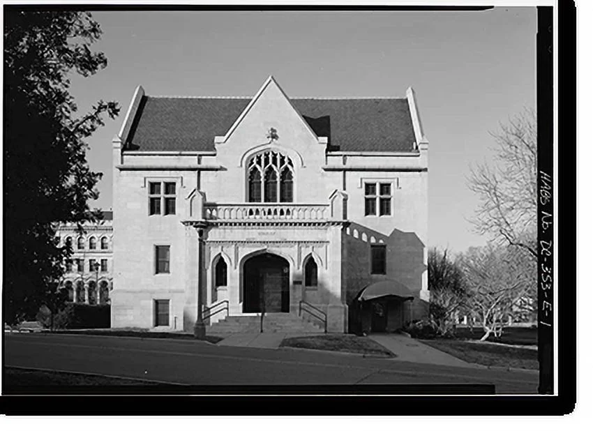 Historic Framed Print, U.S. Soldiers Home, Stanley Hall, Rock Creek Church Road & Upshur Street Northwest, Washington, District of Columbia, DC