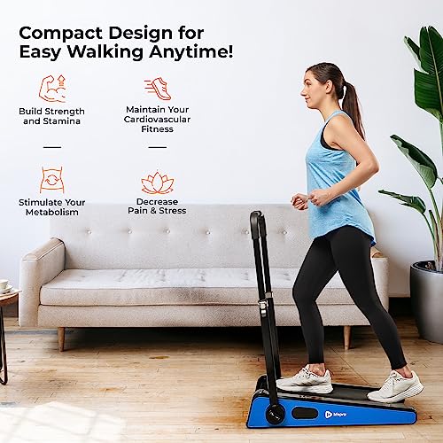 Lifepro Smallest Portable 30in Small Mini Walking Pad Treadmill Installation Free, Adjustable Incline