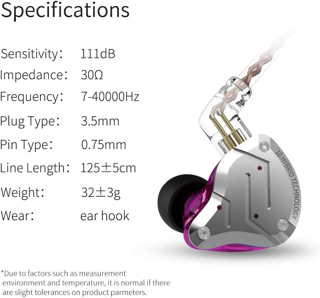 Wired Earbuds, in Ear Headphones, IEM Earphones, Wired Earbuds with Microphone