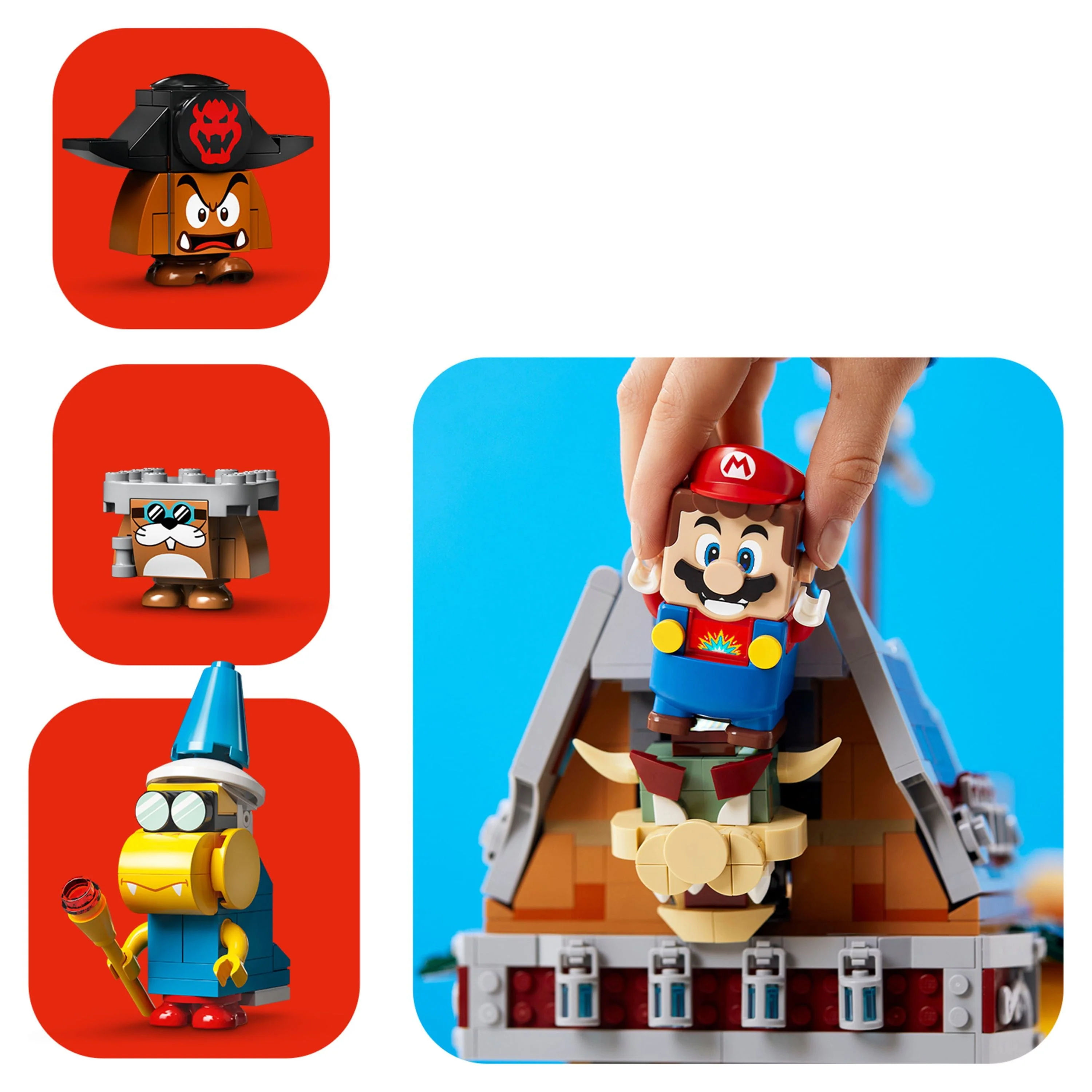 LEGO Super Mario Bowser's Airship Expansion Set 71391 Building Toy for Kids (1,152 Pieces)