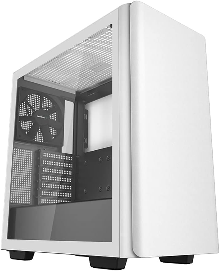 DeepCool CK560 Mid-Tower ATX Case, Airflow Front Panel, Full-Size Tempered Glass Window, 3X 120mm ARGB Fans, 1x 140mm Fan, E-ATX Motherboard Support