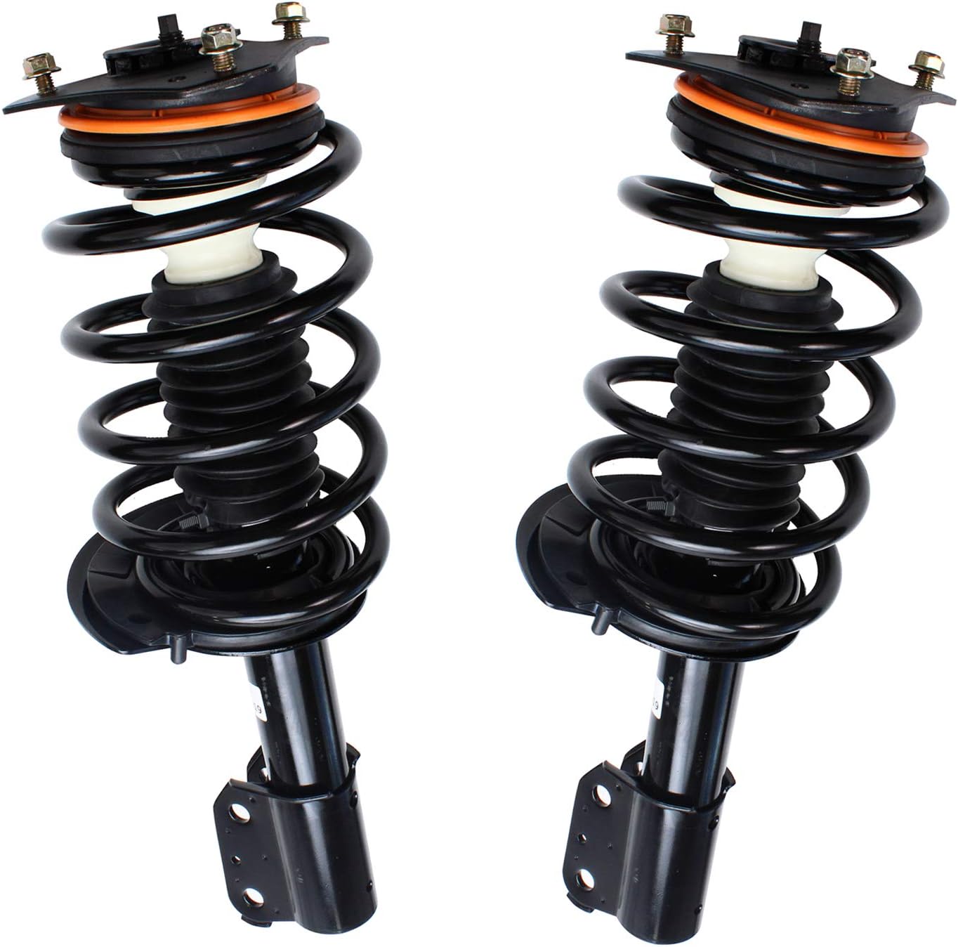 Detroit Axle - Front Struts + Wheel Hubs + Control Arms w/ Ball Joints + Tie Rods Kit Replacement for Century Lacrosse Impala Monte Carlo - 16pc Set