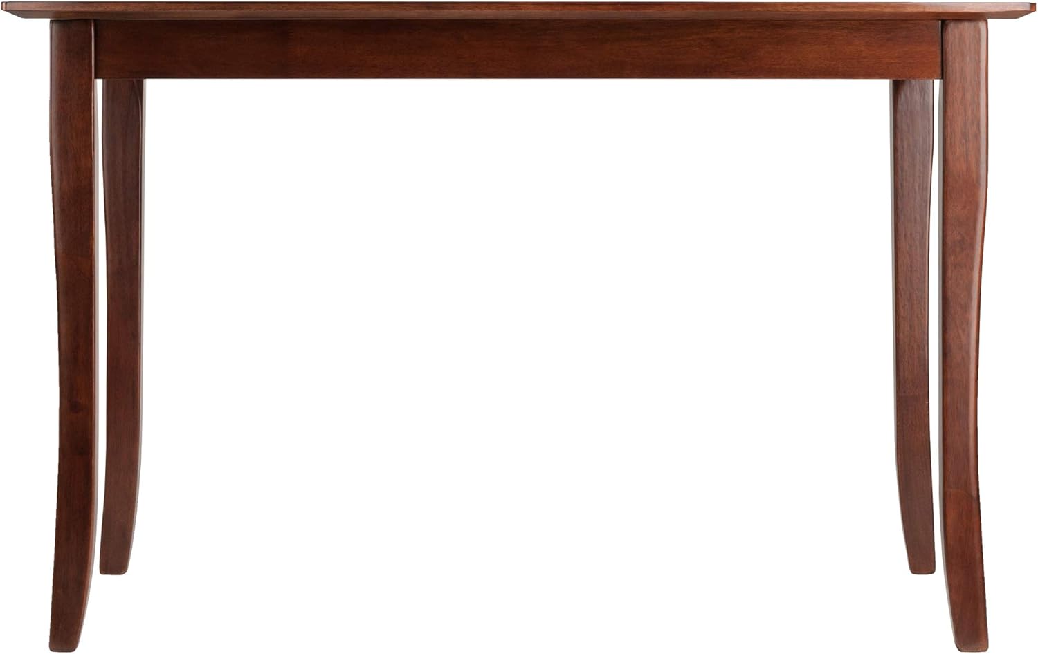 Winsome Inglewood 5-PC Set Table w/ 4 Ladderback Chairs Dining, Walnut