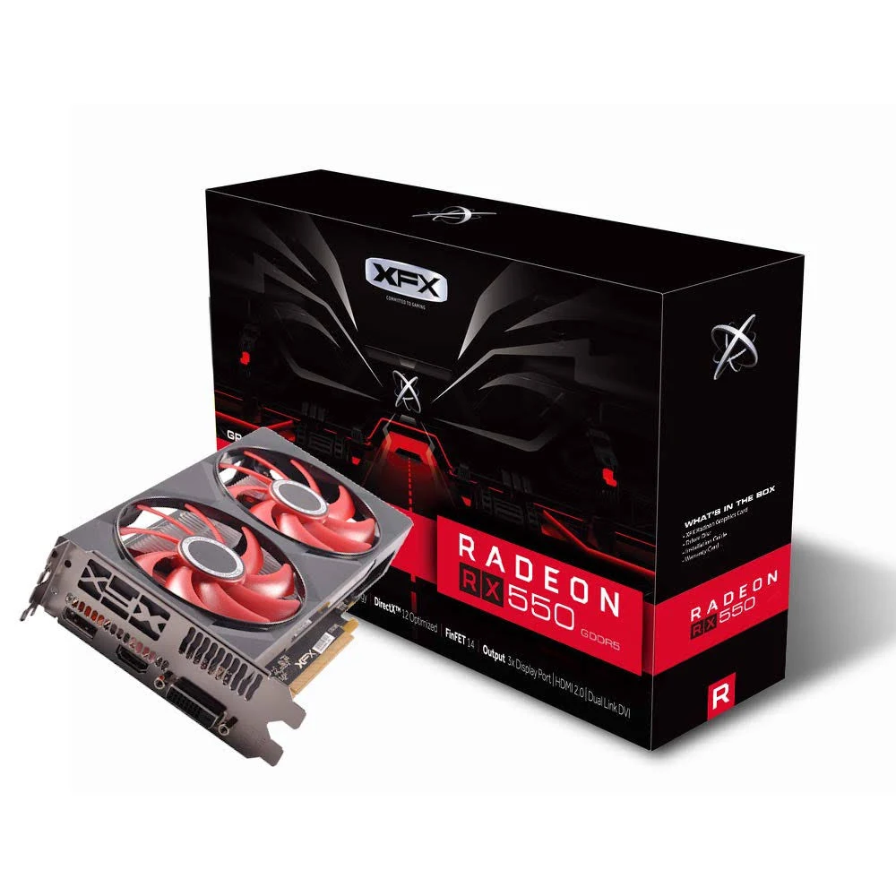 XFX Radeon RX 550 Graphic Card RX550P4PFG5