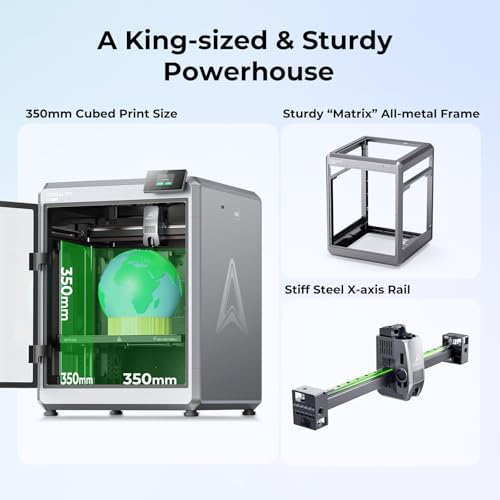 Creality K2 Plus 3D Printer, Support Multi Color Printing Needs CFS, Max 600mm/s Fast Printing, Dual AI Cameras, Full-auto Leveling