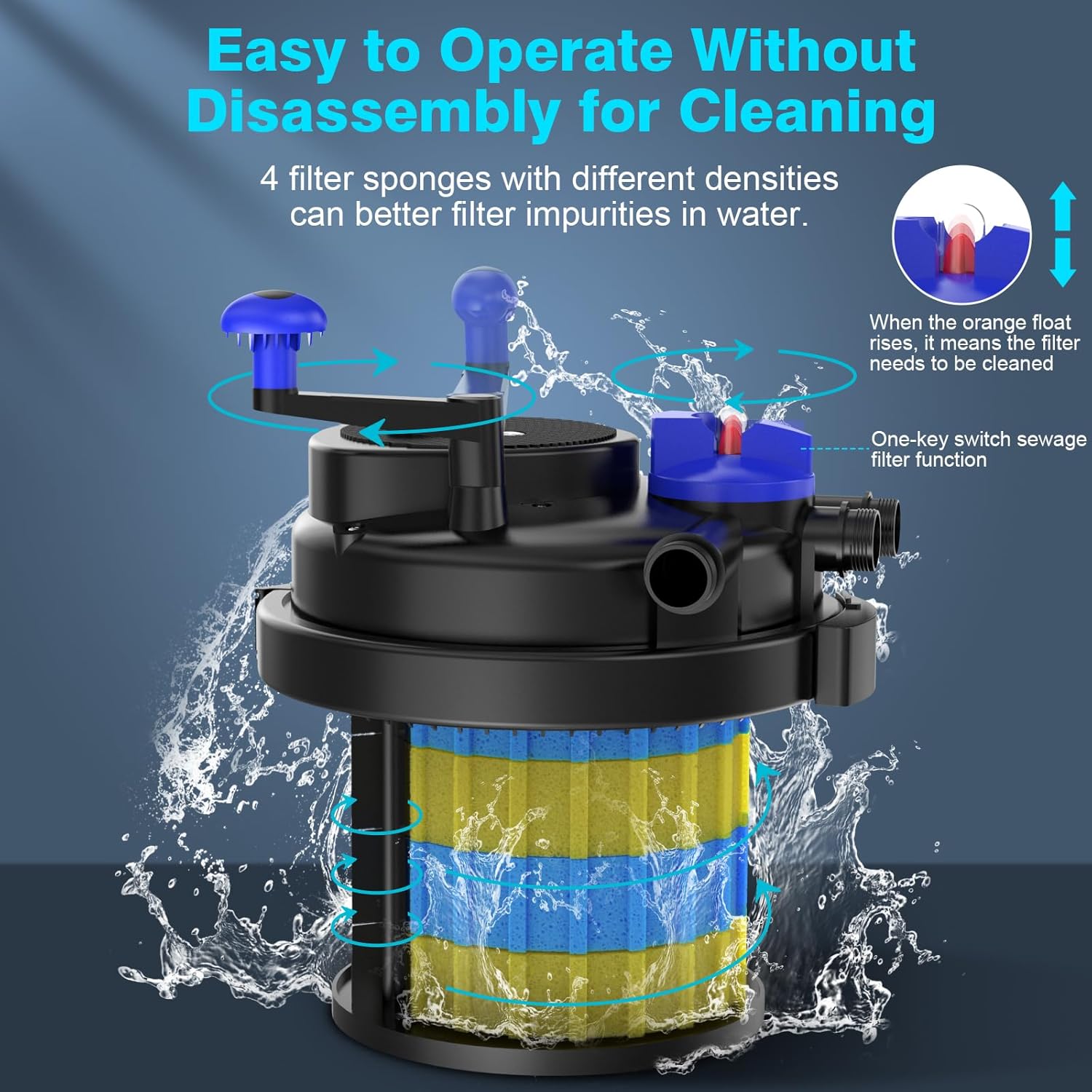 Pond Filter for Outdoor Ponds