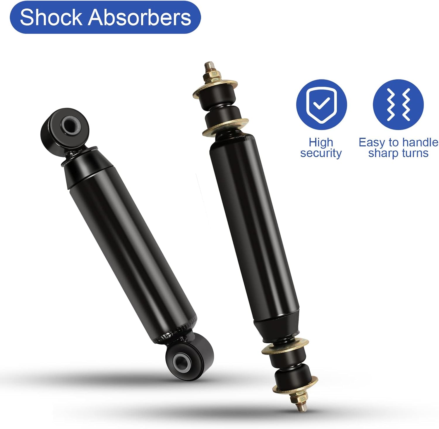 Gaoerfu-CP Club Car DS Shocks Front and Rear Shock Absorbers for Club Car DS G&E 1988-up,Precedent G&E 2004-up,for 88-08 Electric and 97-08 Gas Model