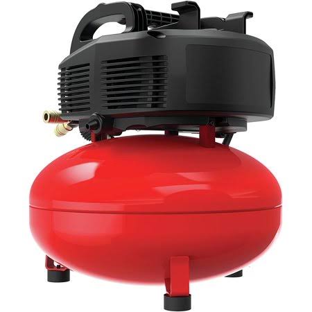 Craftsman Air Compressor, 6 Gallon, Pancake, Oil-Free with 13 Piece Accessory Kit (cmec6150k)
