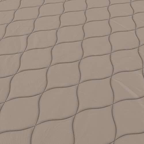 DHP Dana 6 inch Quilted Twin Mattress with Removable Cover in Gray