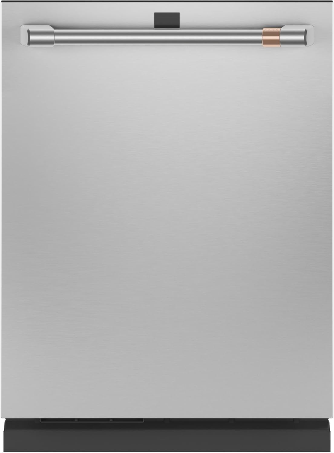 Cafe CDT875P2NS1 Smart Top Control Tall Tub Dishwasher in Stainless Steel with Stainless Steel Tub, 39 dBA