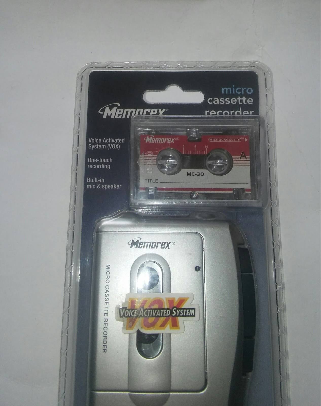 Memorex Micro Cassette Recorder