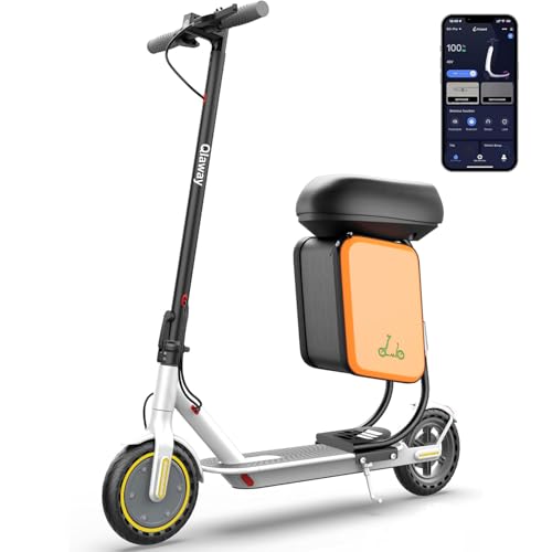 E Scooter for Adults 19-22 MPH 350/500W Motor 281/441Wh Battery,8.5"/10" Tires,Motorized Scooter Up to 22 Miles Range