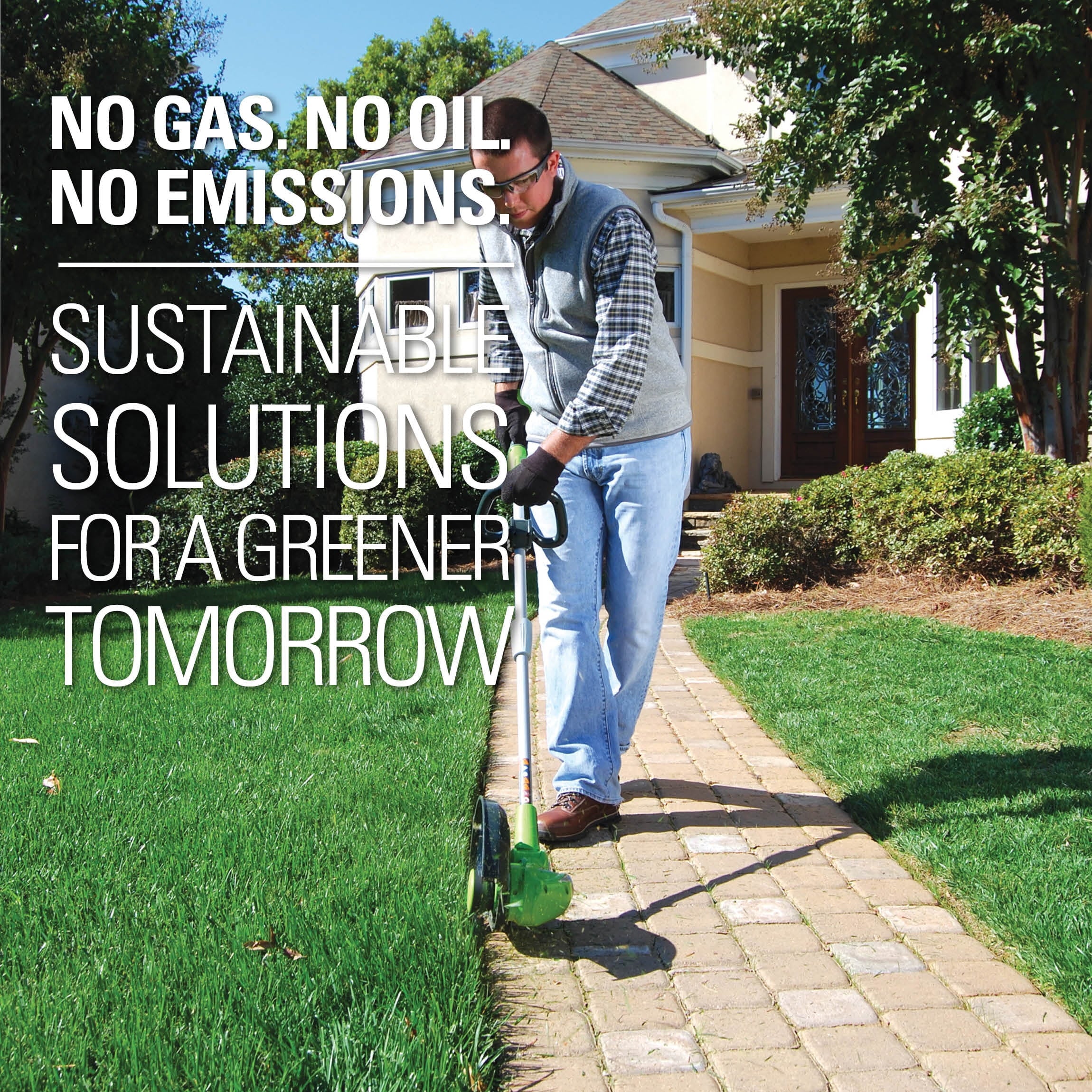 Greenworks 40V 13 Cordless String Trimmer/Edger with 2.0 Ah Battery & Charger 21302