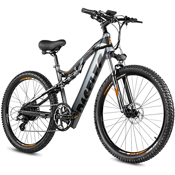 Electric Mountain Bikes for Adults 27.5'' Electric Bicycle, Hydraulic Brakes, 500W Ebike with13ah Removable Lithium Battery Moped Cycle