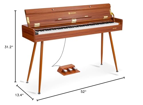 Digital Piano 88 Key Weighted Keyboard, Full-Size Electric Piano For Beginners, Piano 88 Keys Supports Usb-Midi Connecting, With Sheet Music Stand