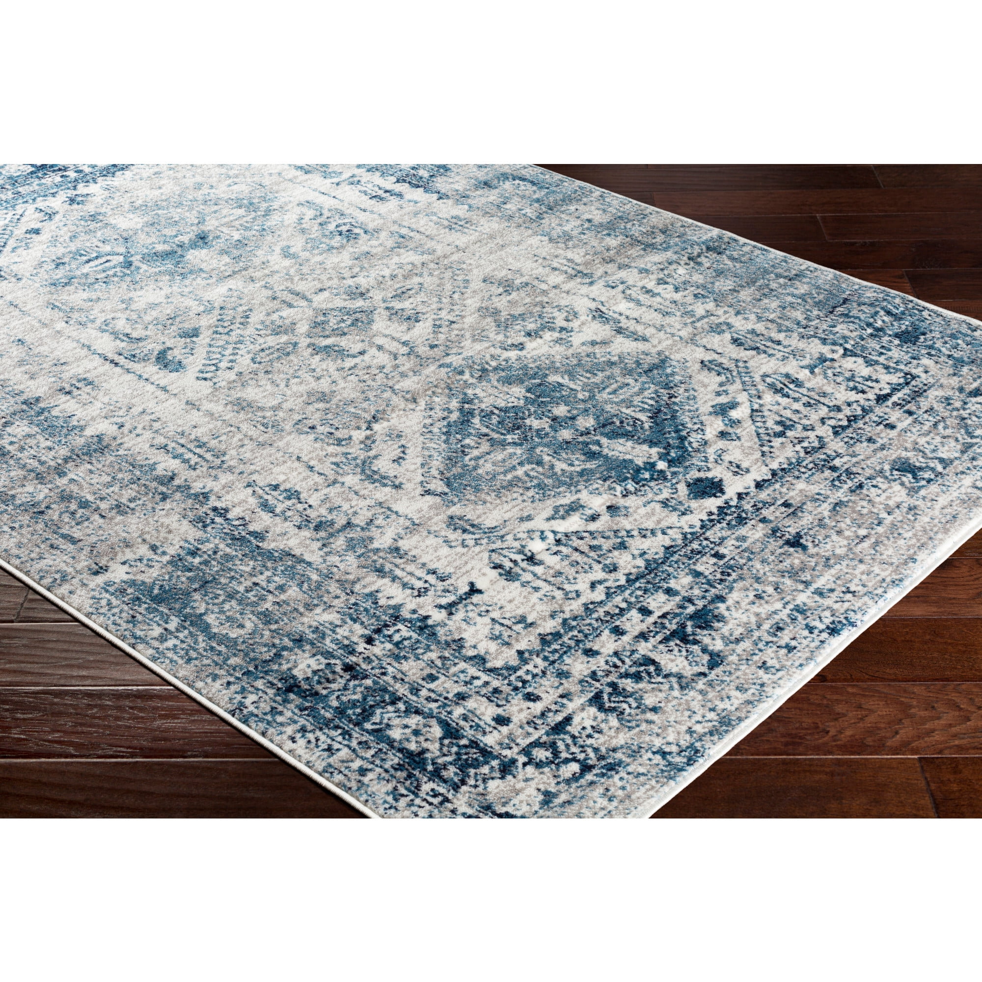 Artistic Weavers Monte Carlo Medallion Area Rug, Blue/White, 7'10" X 10'3"