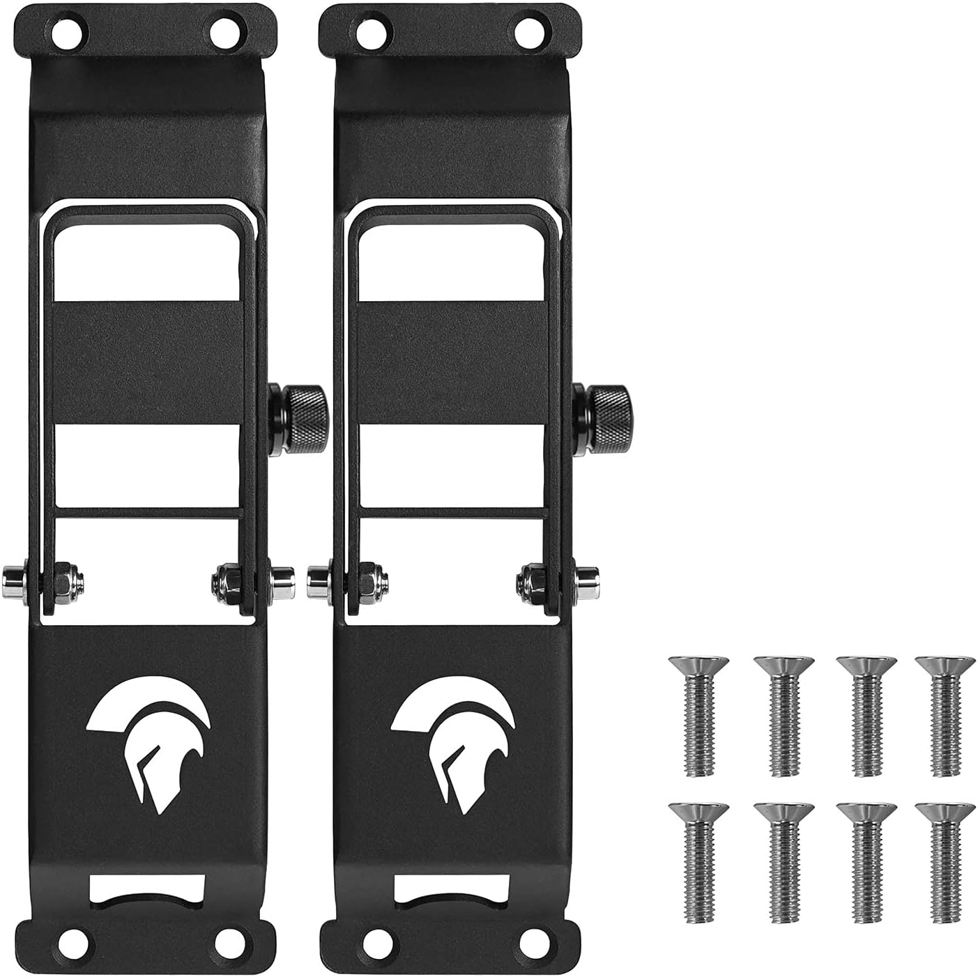 Hooke Road Wrangler Door Hinge Step Roof Access Compatible with Jeep JK Wrangler & Unlimited 07-18 (Pair) Pack of 2
