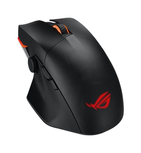 ASUS ROG Spatha X Wireless Gaming Mouse (Magnetic Charging Stand, 12 Programmable Buttons, 19,000 DPI, Push-fit Hot Swap Switch Sockets