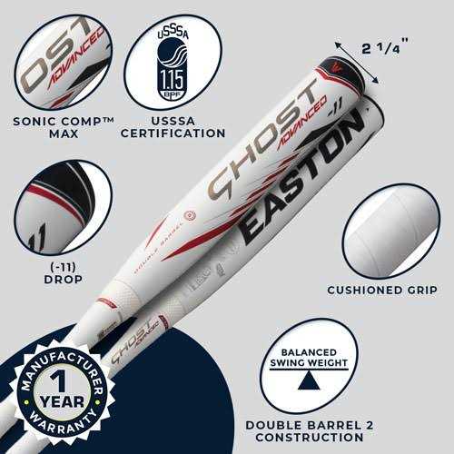 2022 Easton Ghost Advanced -11 Fastpitch Softball Bat - Sports Supplies Online Store