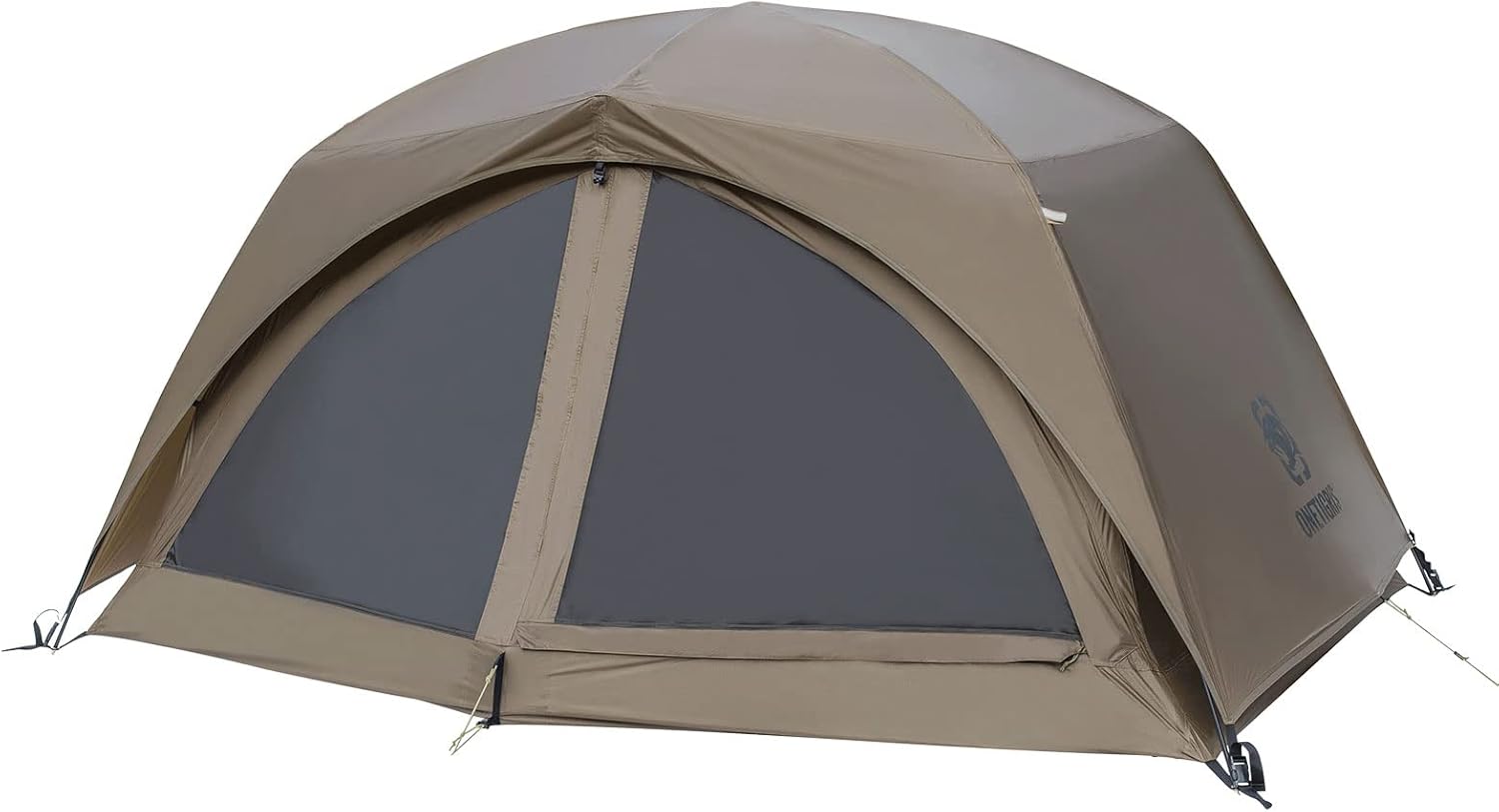 OneTigris SCAENA Backpacking Tent, Lightweight Bushcraft Shelter with Footprint, Heavy Duty Double Layer Freestanding 2 Person Tent for Camping