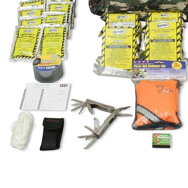 Ready America Outdoor Survival Kit 4-Person