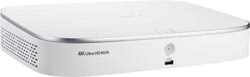 Lorex - 8-Channel, 4-Camera Indoor/Outdoor Wired 4K UHD 2TB NVR Surveillance System - White