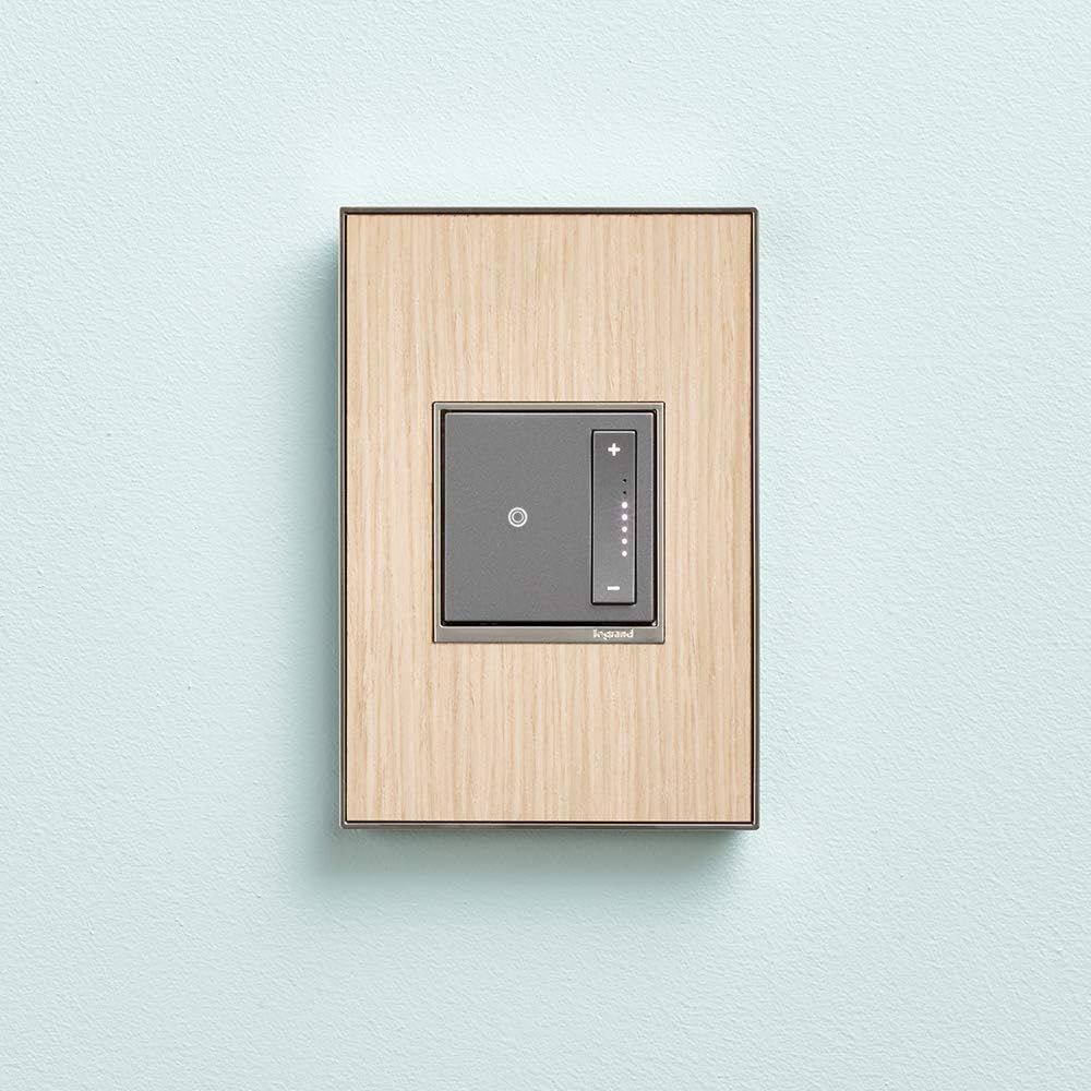 Legrand adorne700W sofTap Tru-Universal Wi-Fi Ready Master Dimmer, (Incandescent, Halogen, MLV, Fluorescent, ELV, CFL, LED), Magnesium Finsh