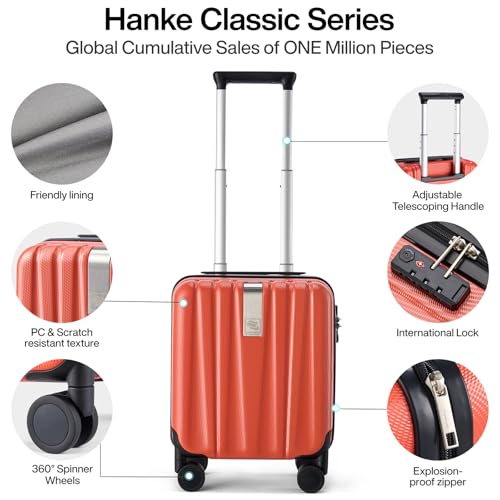 Hanke 29 Inch Luggage Suitcases With Spinner Wheels Lightweight PC hardside Rolling Suitcase With Travel Lock, Checked-Large 29-Inch(Blackish Green)