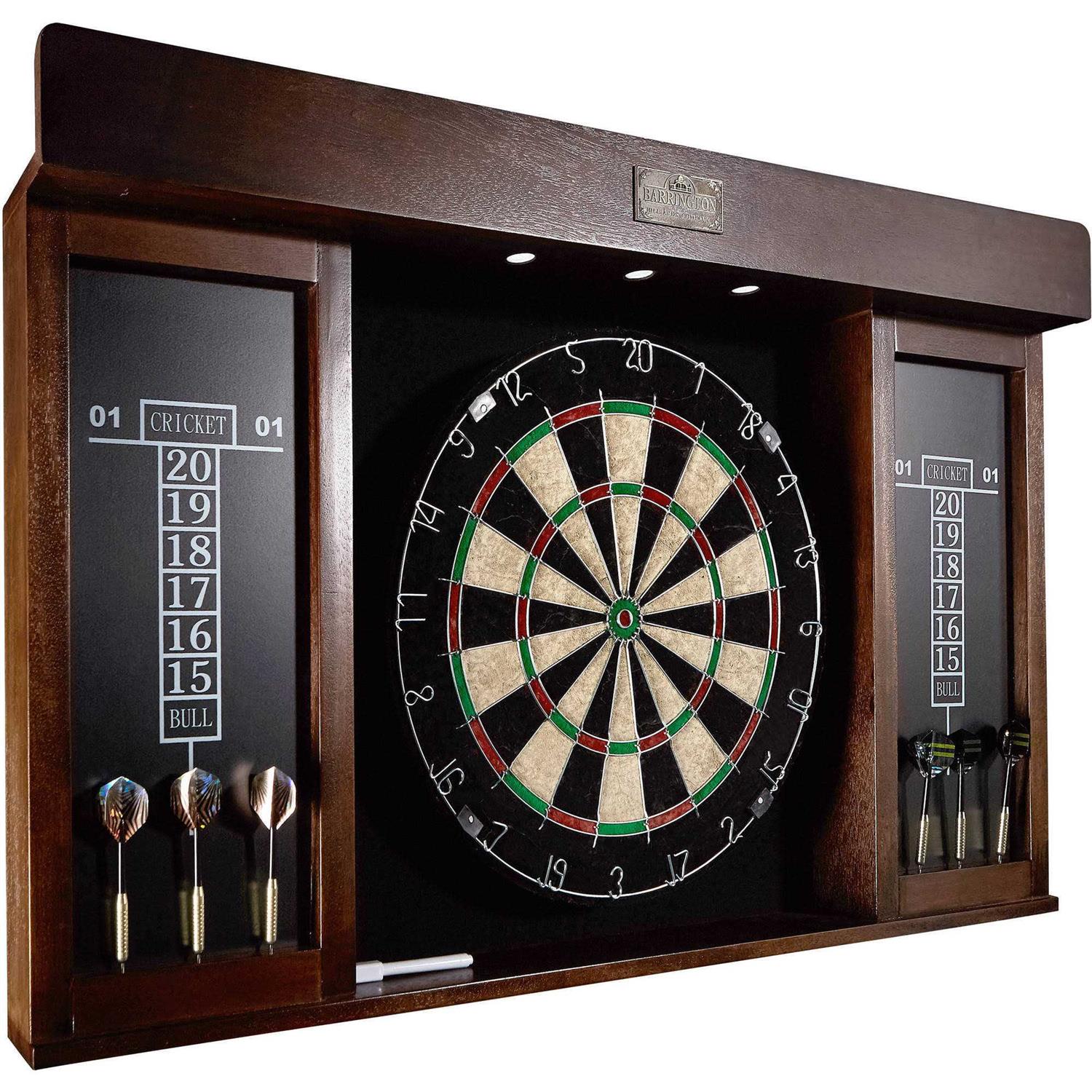 Barrington 40 Dartboard Cabinet with LED Light - Sports Supplies Online Store