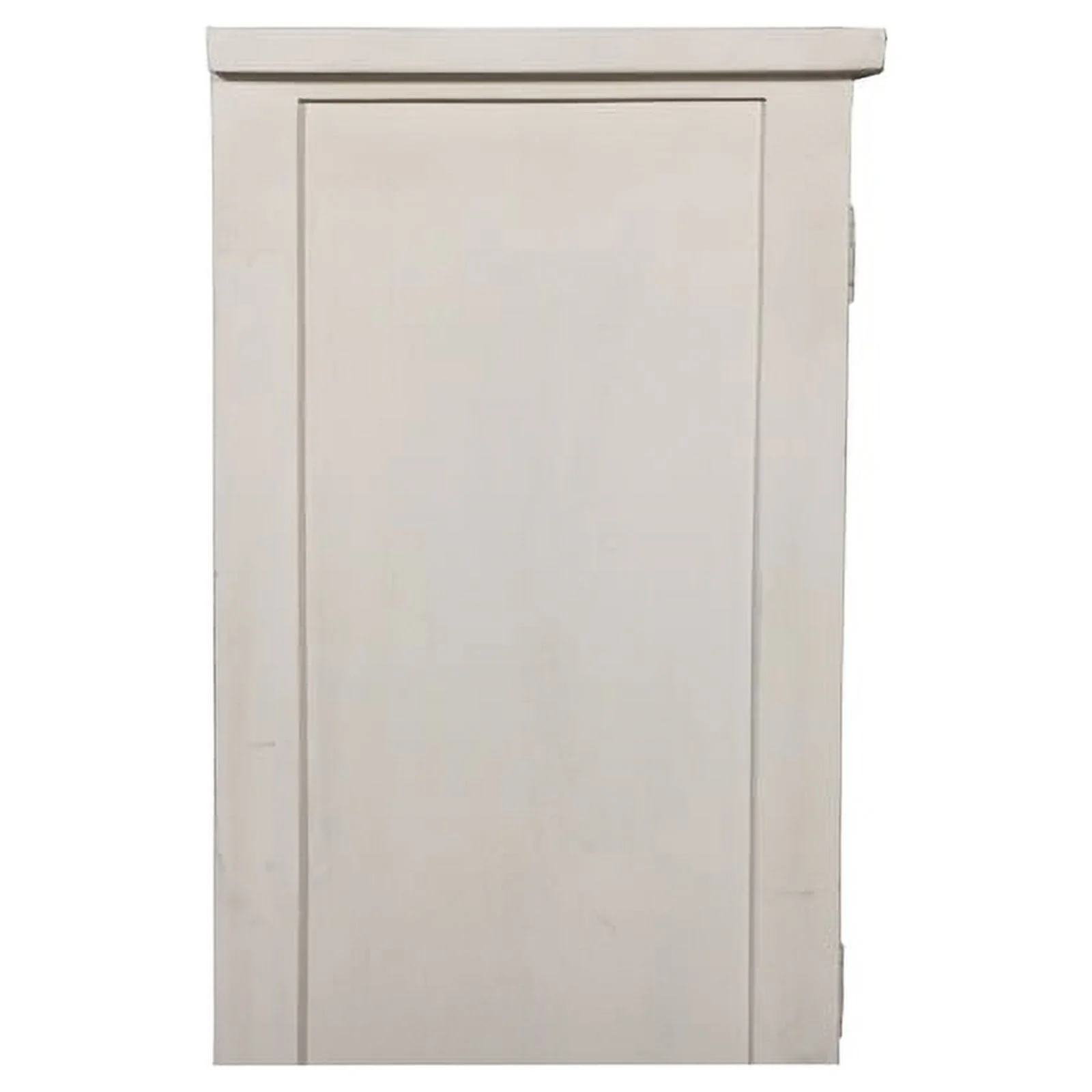 Pemberly Row Contemporary Solid Wood Sideboard in White Finish