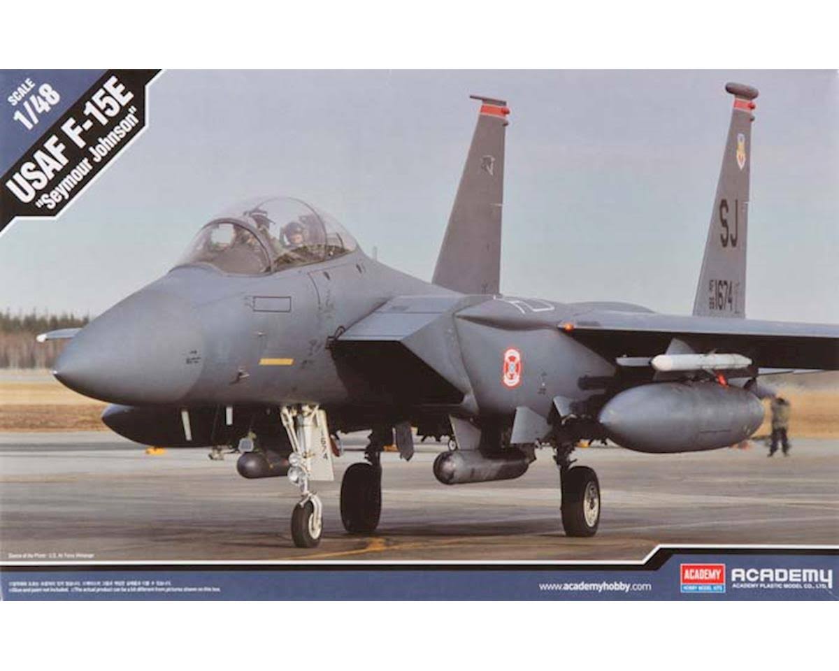 Academy Usaf F-15E Seymour Johnson 12295 1/48 Plastic Model Kit