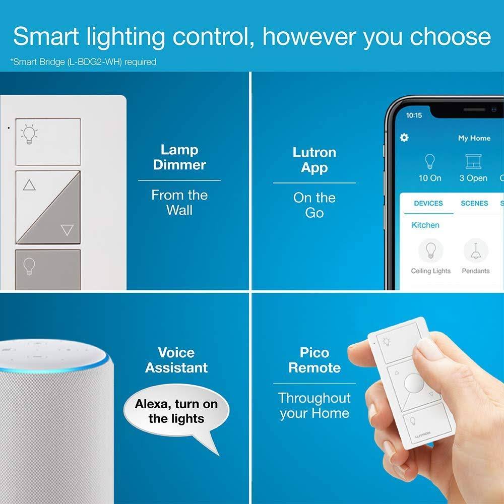 Lutron PD-3PCL-WH - Caseta Wireless Plug-In Dimmer White