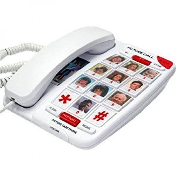 Future Call Fc1007sp Photo Dialer Landline Desk Phone