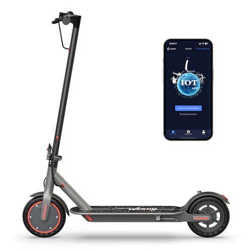 Electric Scooter for Kids 10+, 350W Motor, Max 12Miles Long Range, 19 MPH Max Speed, 8.5" Solid Tire