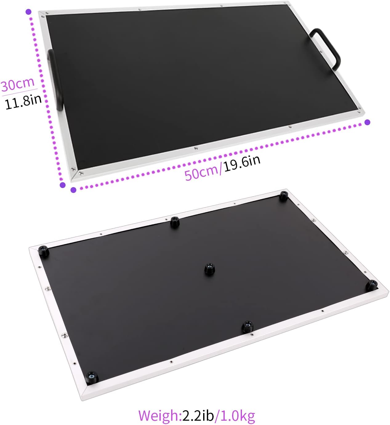 Ghost Fire Guitar Pedal Board Aluminum Alloy Effect Pedalboard with Carry Bag,V series (V-BABY MAX（Deluxe Edition）)