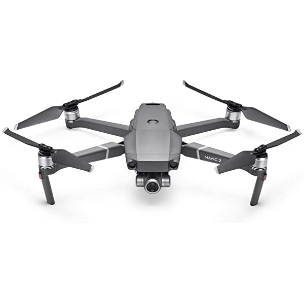 DJI Mavic 2 Pro - Drone Quadcopter UAV with Hasselblad Camera 3-Axis Gimbal HDR 4K Video Adjustable Aperture 20MP 1" CMOS Sensor, up to 48mph, Gray