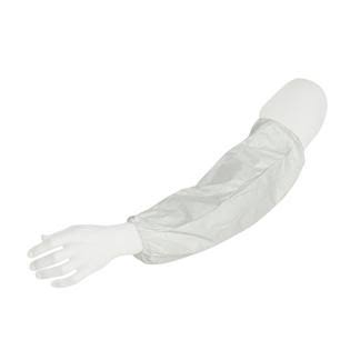 Dupont Tyvek 400 TY500S 18-inch Disposable Protective Sleeve with Elastic at Both Ends, White, Universal Size (Pack of 200)