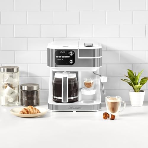 Cuisinart Coffee Center Barista Bar 4-in-1 Coffee Maker, Single-Serve Pods Compatible, Coffeemaker, Three Brewing Sizes, SS-4N1MBNAS, Black