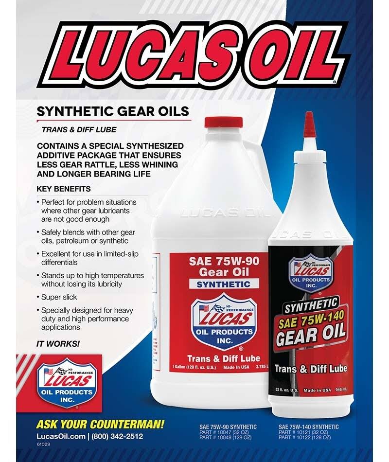 Lucas Syn 75W-140 Trans 5 Gal 10123